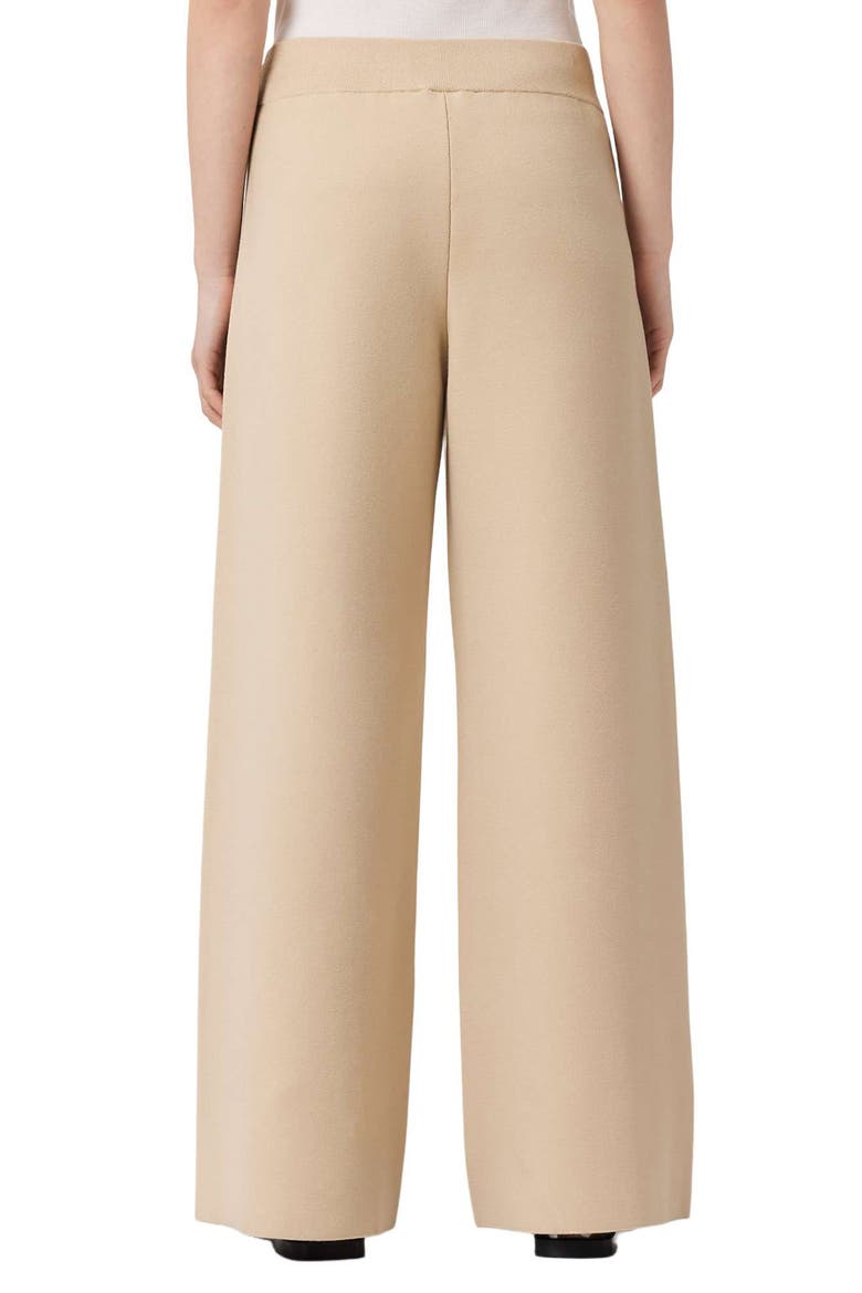 Sonny Knit Wide Leg Pants, Alternate, color, PEBBLE WHITE