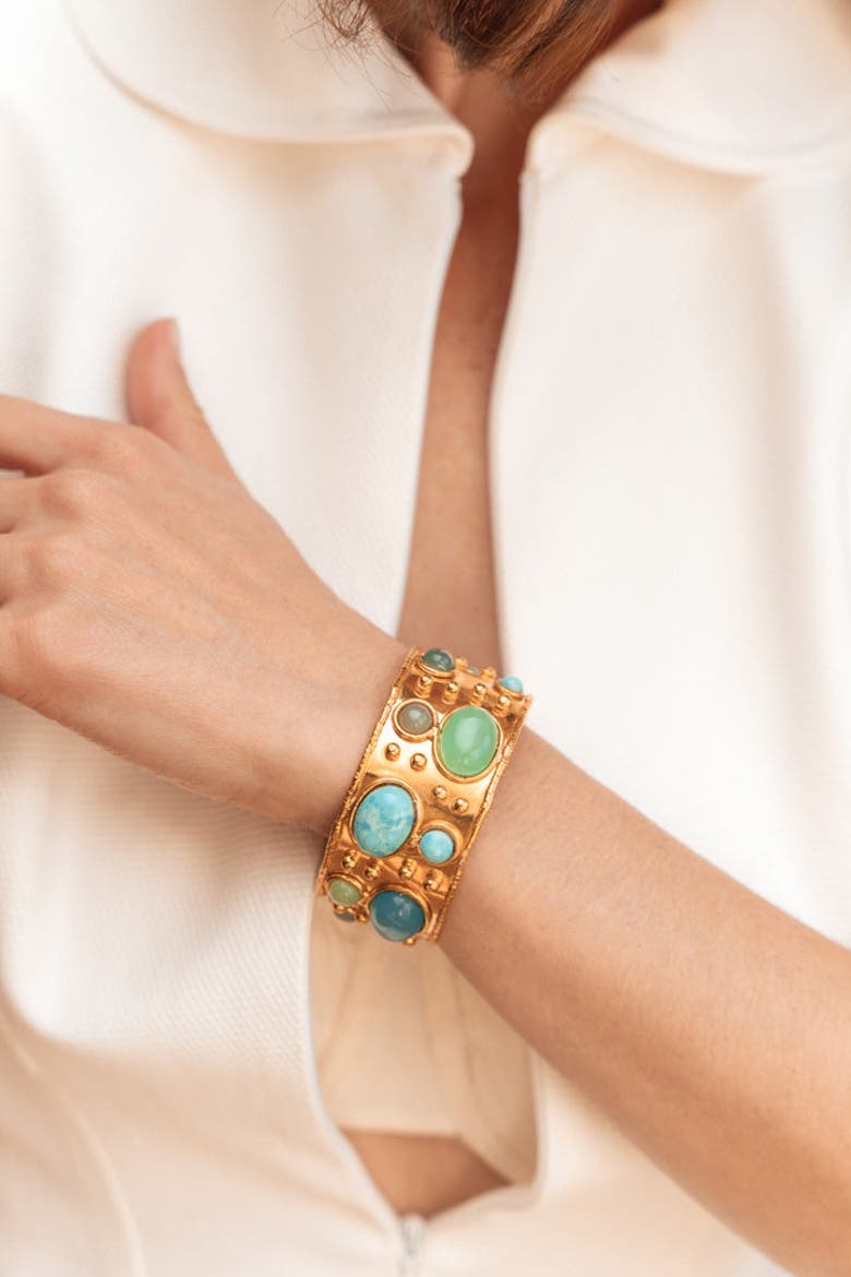 Byzantine Cuff, Alternate, color, BLUE