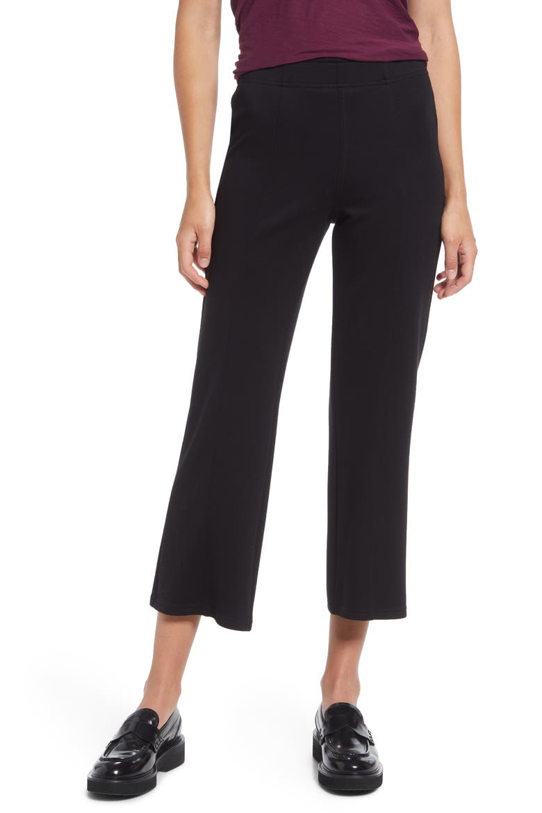 Pontease Crop Flare Leggings, Main, color, BLACK