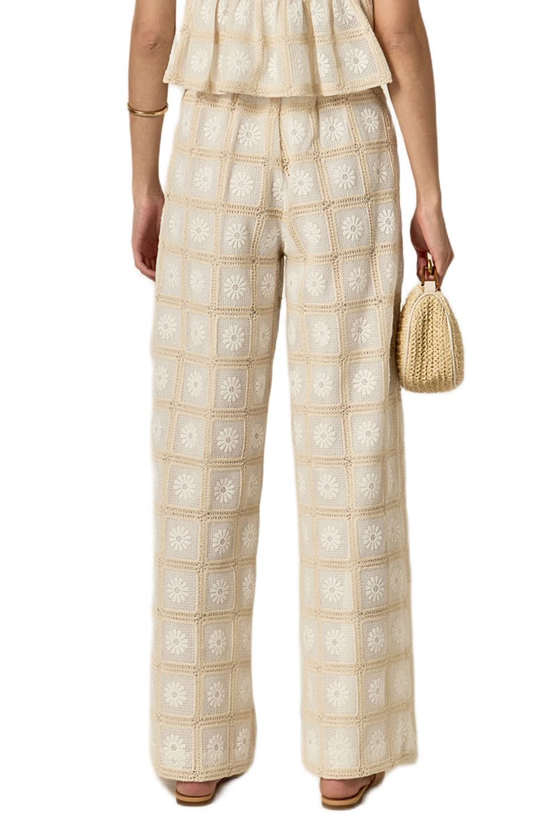 The Bria Crochet Pants, Alternate, color, NATURAL