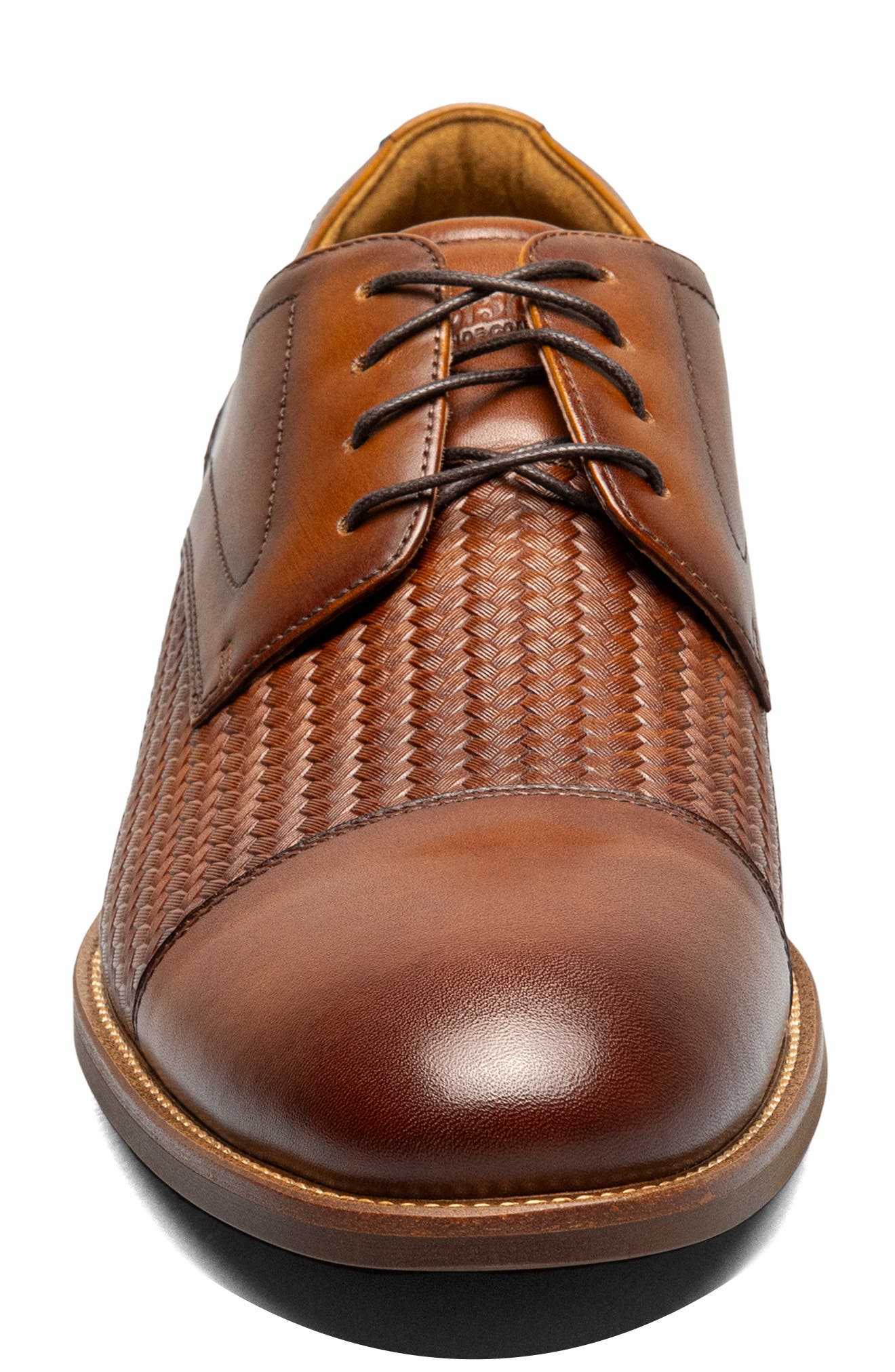Florsheim Rucci Cap Toe Derby, Alternate, color, Cognac