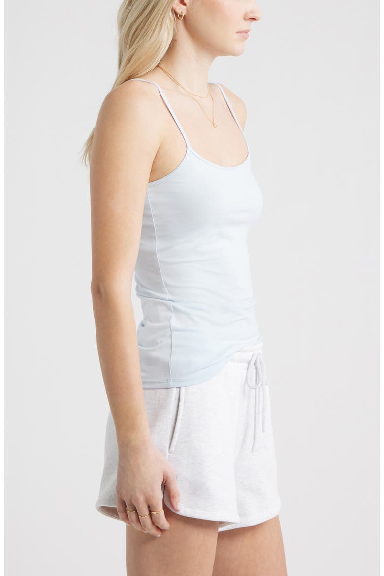 Core Stretch Cotton Camisole, Alternate, color, BLUE BIRD