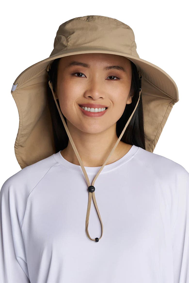 Unisex SafeShade Hat Wide Brim Sun Hat, UPF 50+ Sun Protection, Main, color, Tan