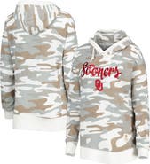 PRESSBOX Women's Pressbox Camo Oklahoma Sooners San Pablo Pullover Hoodie