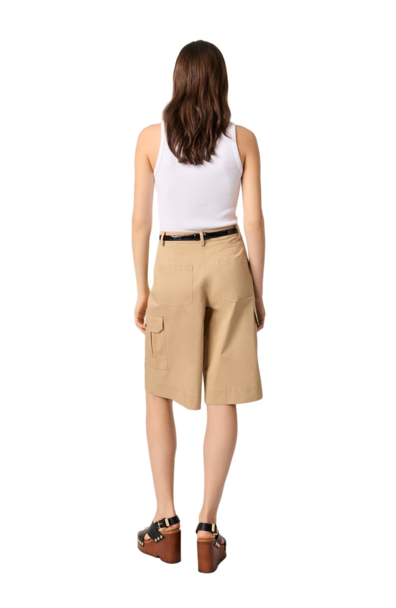 maje Cotton Bermuda shorts, Alternate, color, 