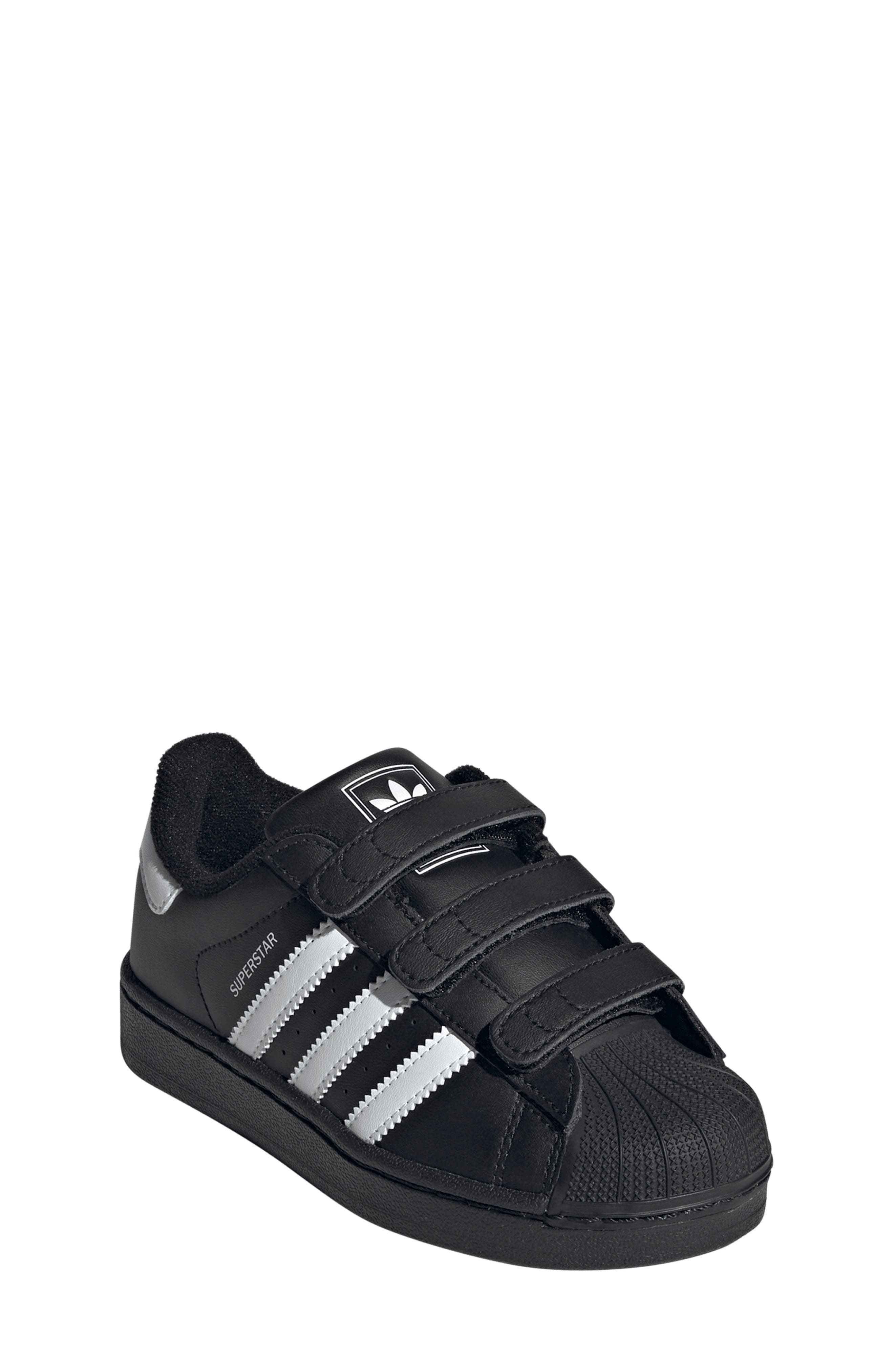 adidas Kids
 Superstar II CF C Sneaker, Main, color, Black/ White/ Black