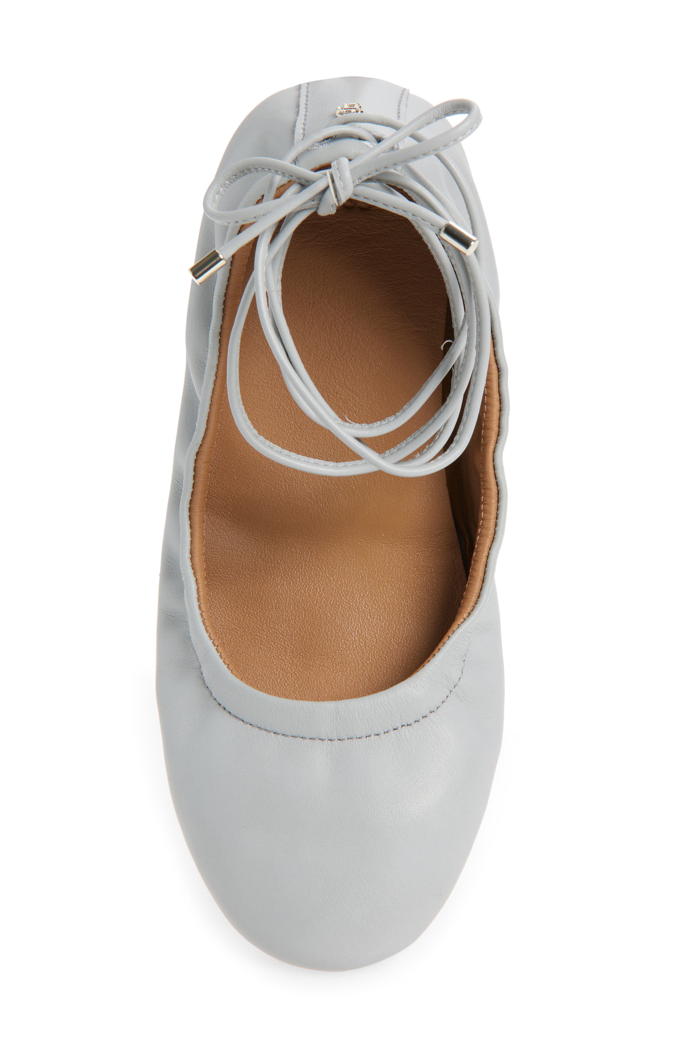 Roxanne Ballerina Flat, Alternate, color, LIGHT/ PASTEL GREY