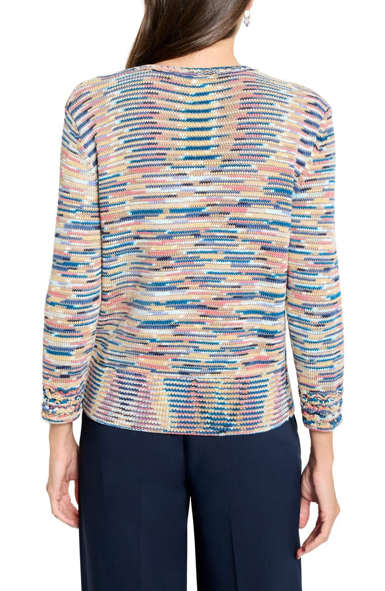 Mix Fringe Space Dye Sweater