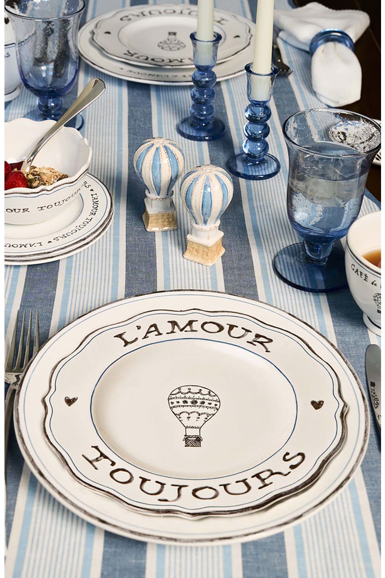 L'Amour Toujours 16-Piece Dinnerware Place Setting, Alternate, color, WHITEWASH/BLACK