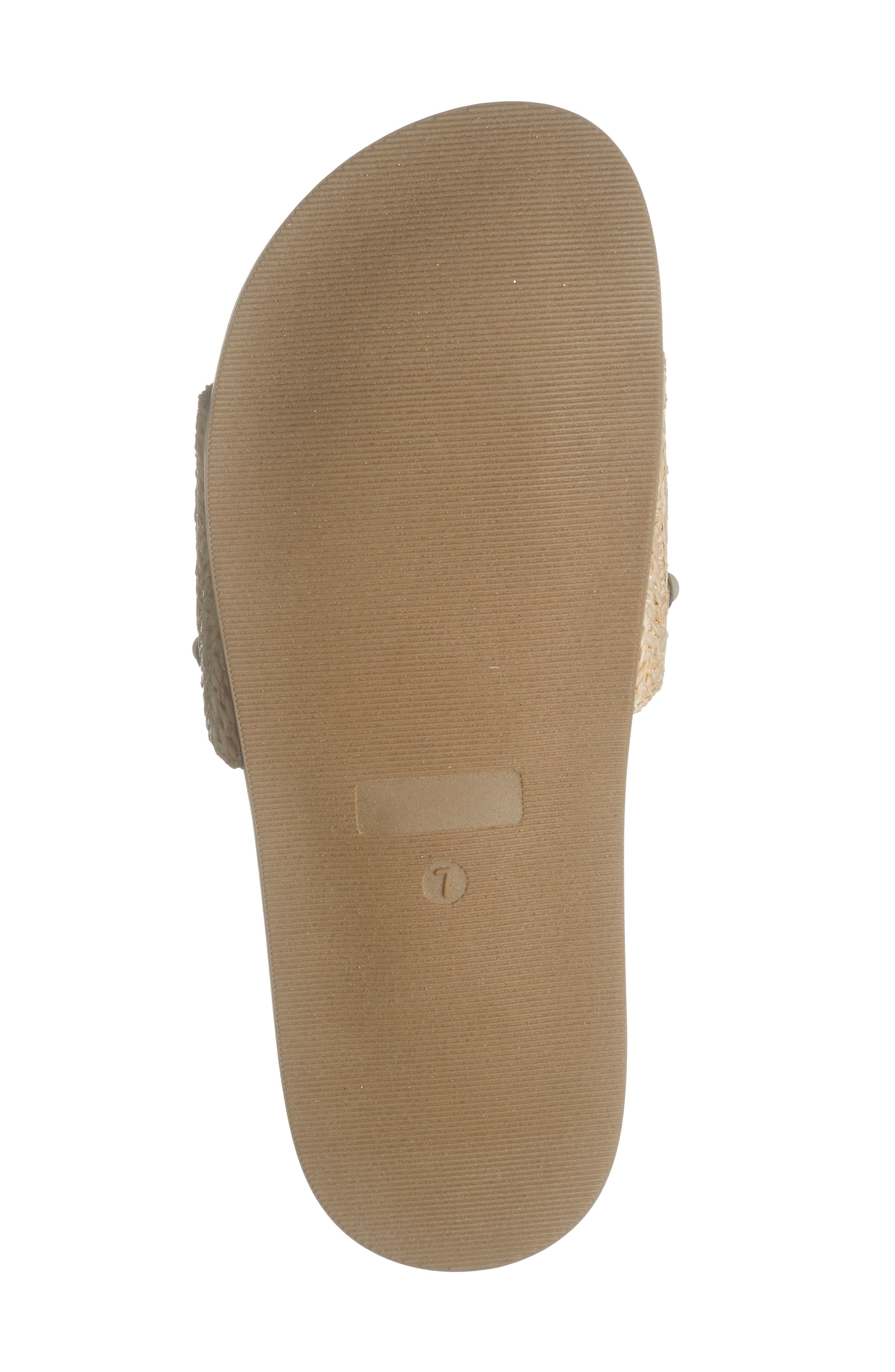 Melbana Slide Sandal, Alternate, color, NATURAL