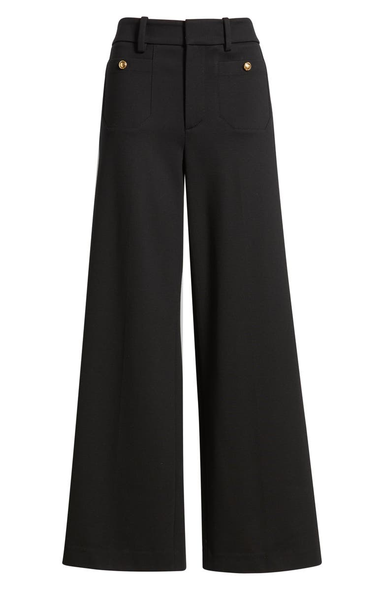 FRAME The Modernist High Waist Wide Leg Pants, Alternate, color, Black