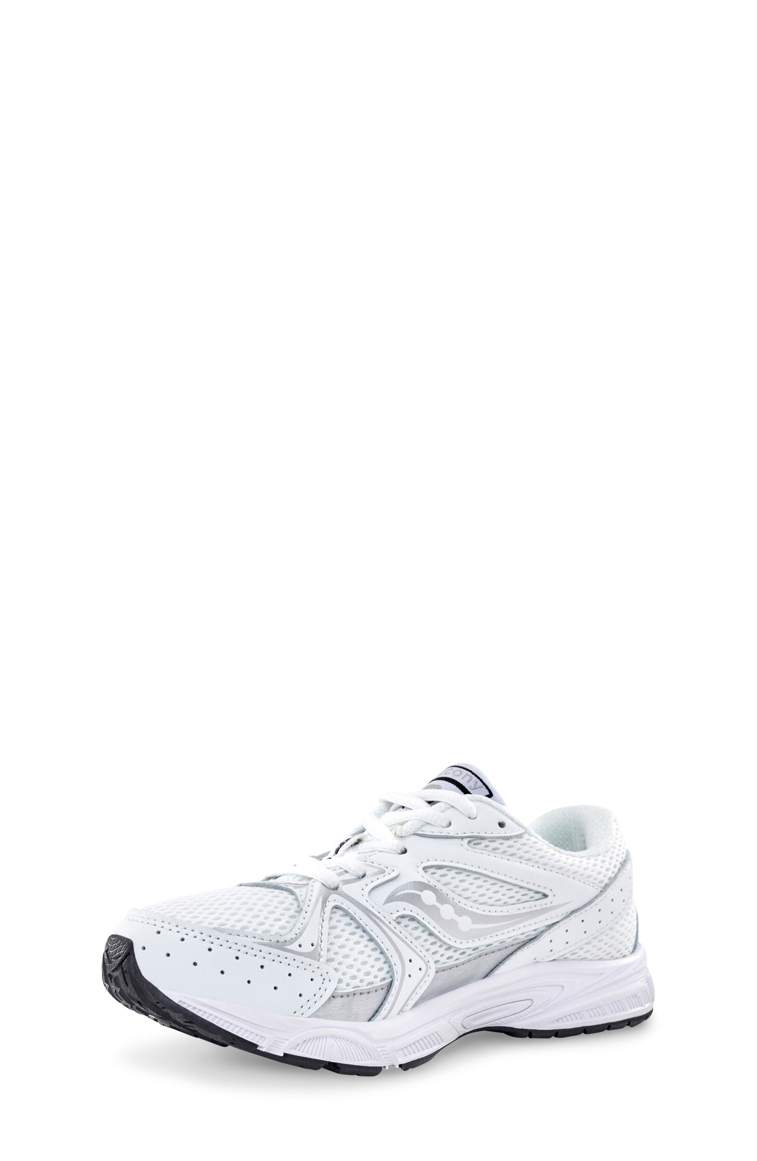 Saucony Kids' Ride Millennium Sneaker, Alternate, color, White