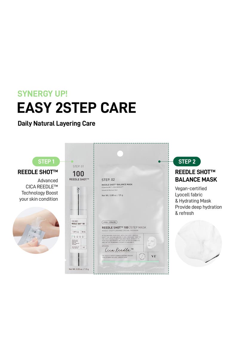 Reedle Shot 100 2-Step Mask, Alternate, color, SILVER