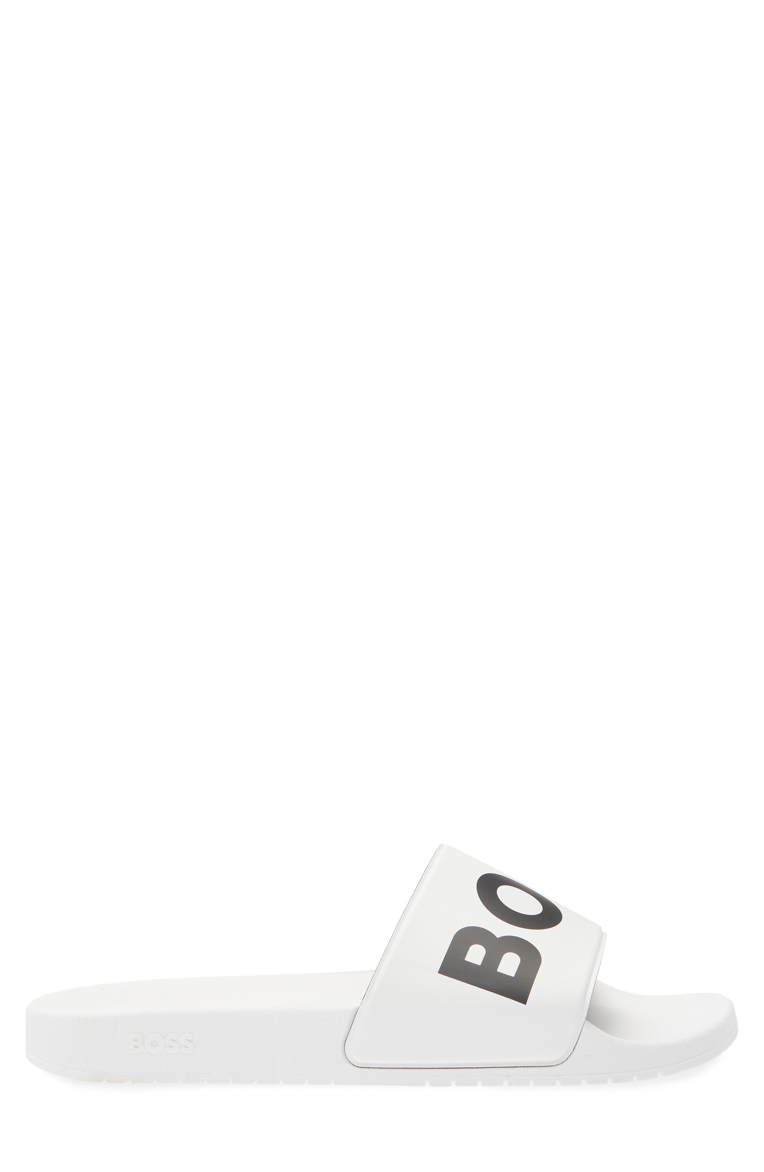 Aryeh Slide Sandal, Alternate, color, WHITE