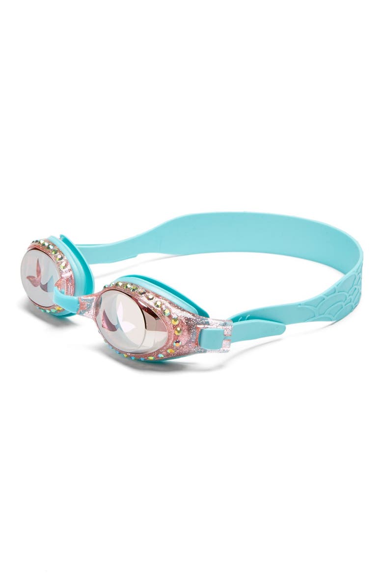 'Mermaid' Swim Goggles, Main, color, BLUE