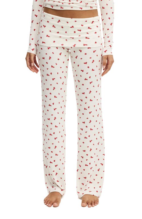 Cotton On Body Sleep Recovery Roll Waist Pant In White