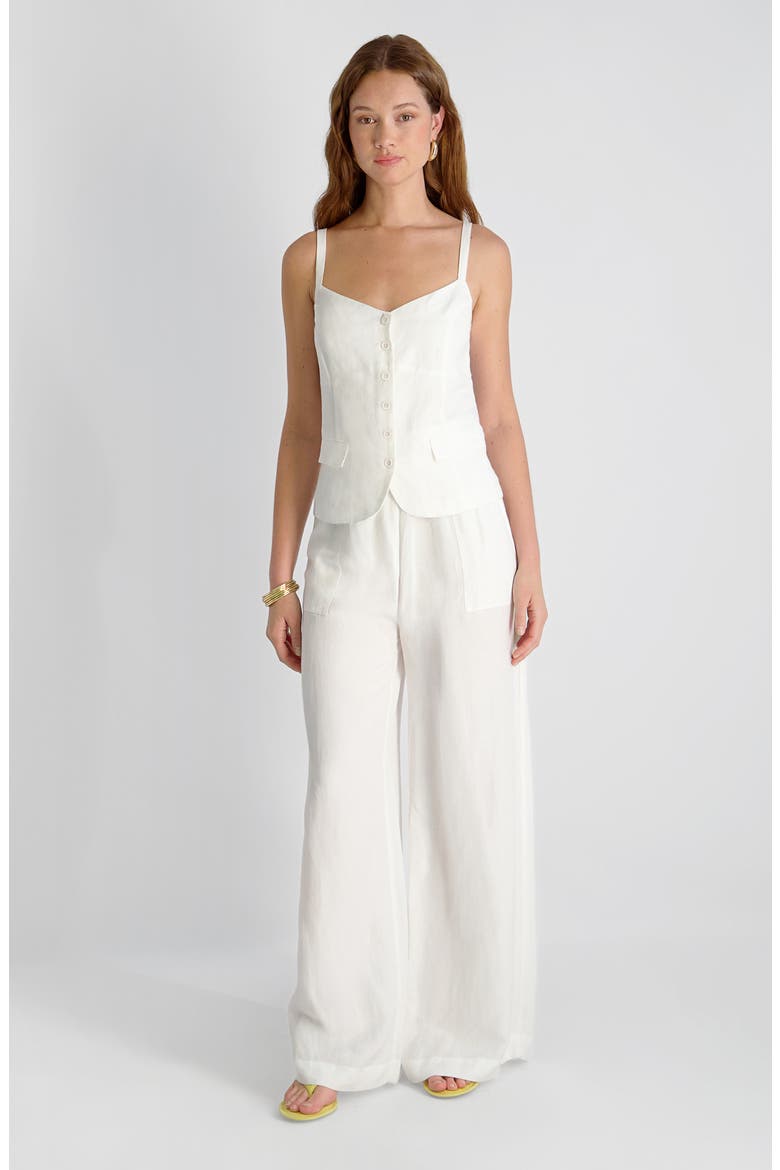 Cooper Tailored Camisole, Alternate, color, SUMMER WHITE