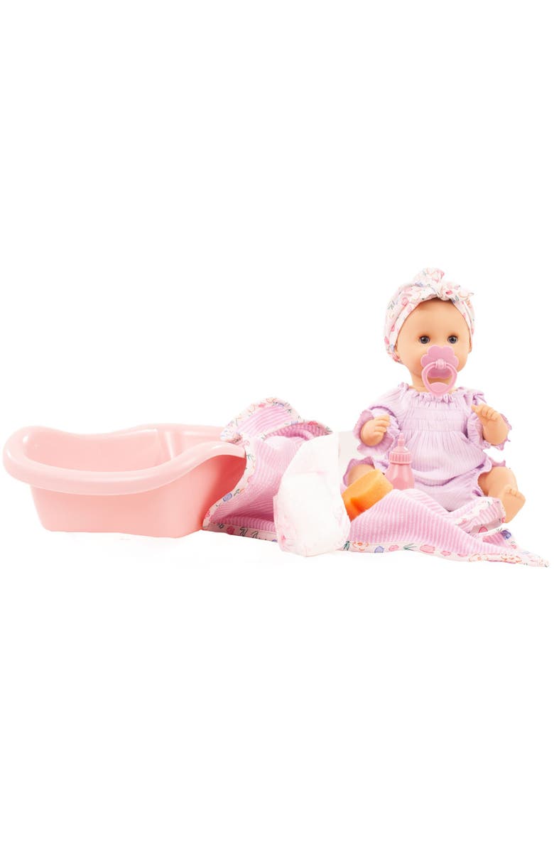 Gotz Girl BliBlaBlume 13" All Vinyl Drink
Wet Bath Baby Doll, Main, color, Multicolored