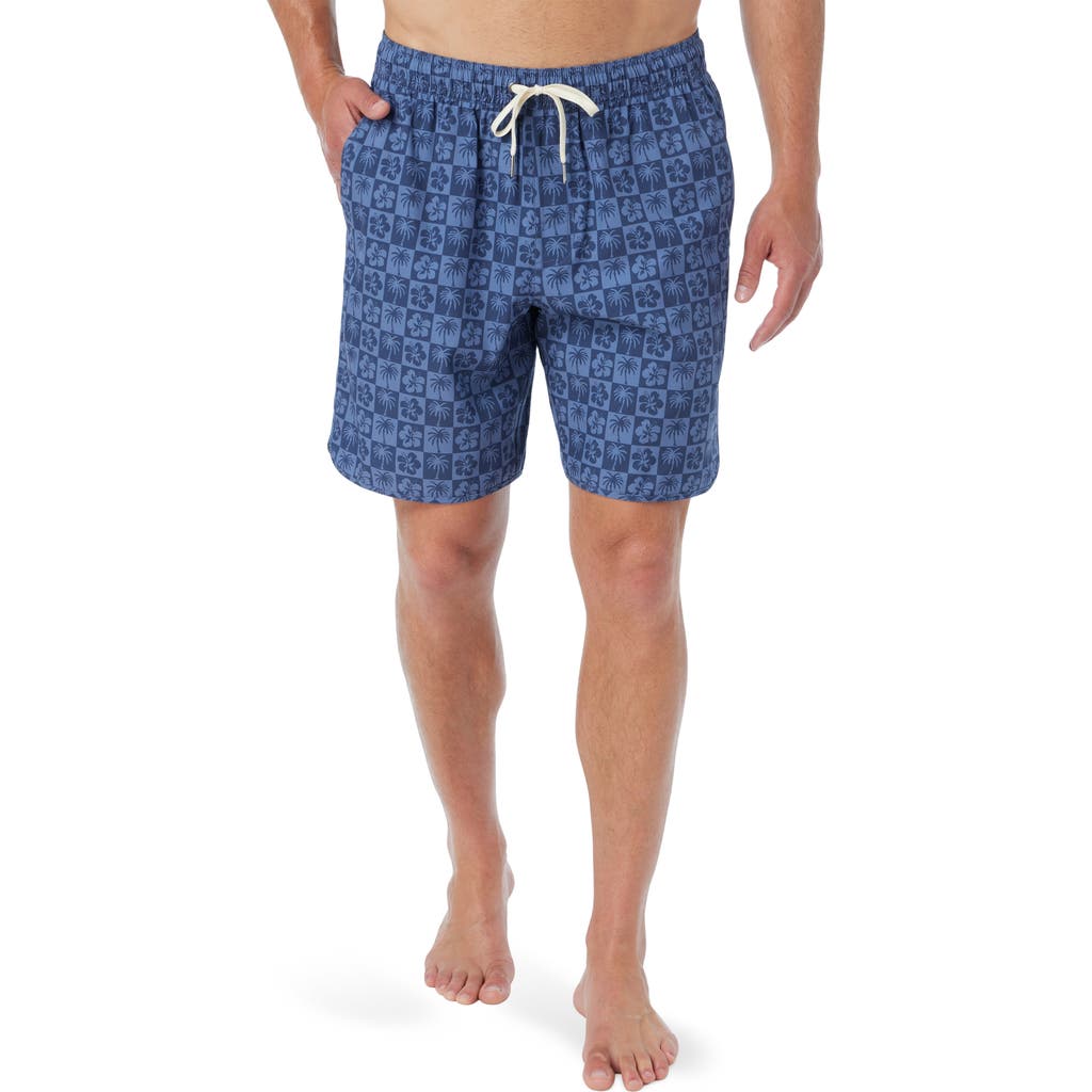 Fair Harbor The Anchor Swim Trunks In Blue