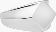 Nialaya Squared Stainless Steel Ring