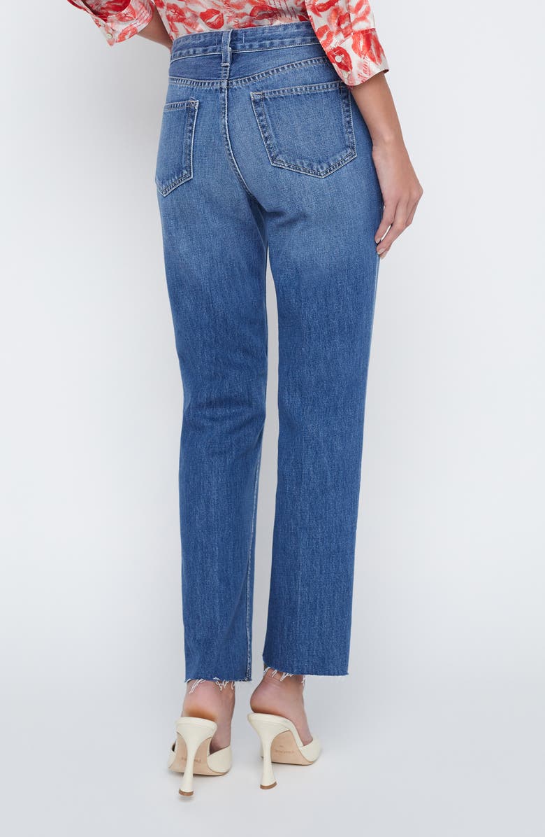 L'AGENCE Milana Stovepipe Straight Leg Jeans, Alternate, color, Brentwood