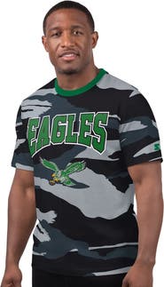 STARTER Men's Starter Camo/Gray Philadelphia Eagles Thursday Night Gridiron Classics Vintage Logo T-Shirt