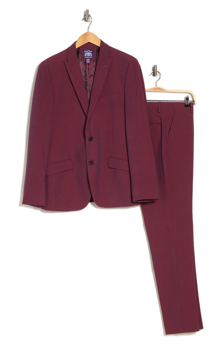SAVILE ROW CO Bi-Stretch Mohair Solid Suit, Alternate, color, 