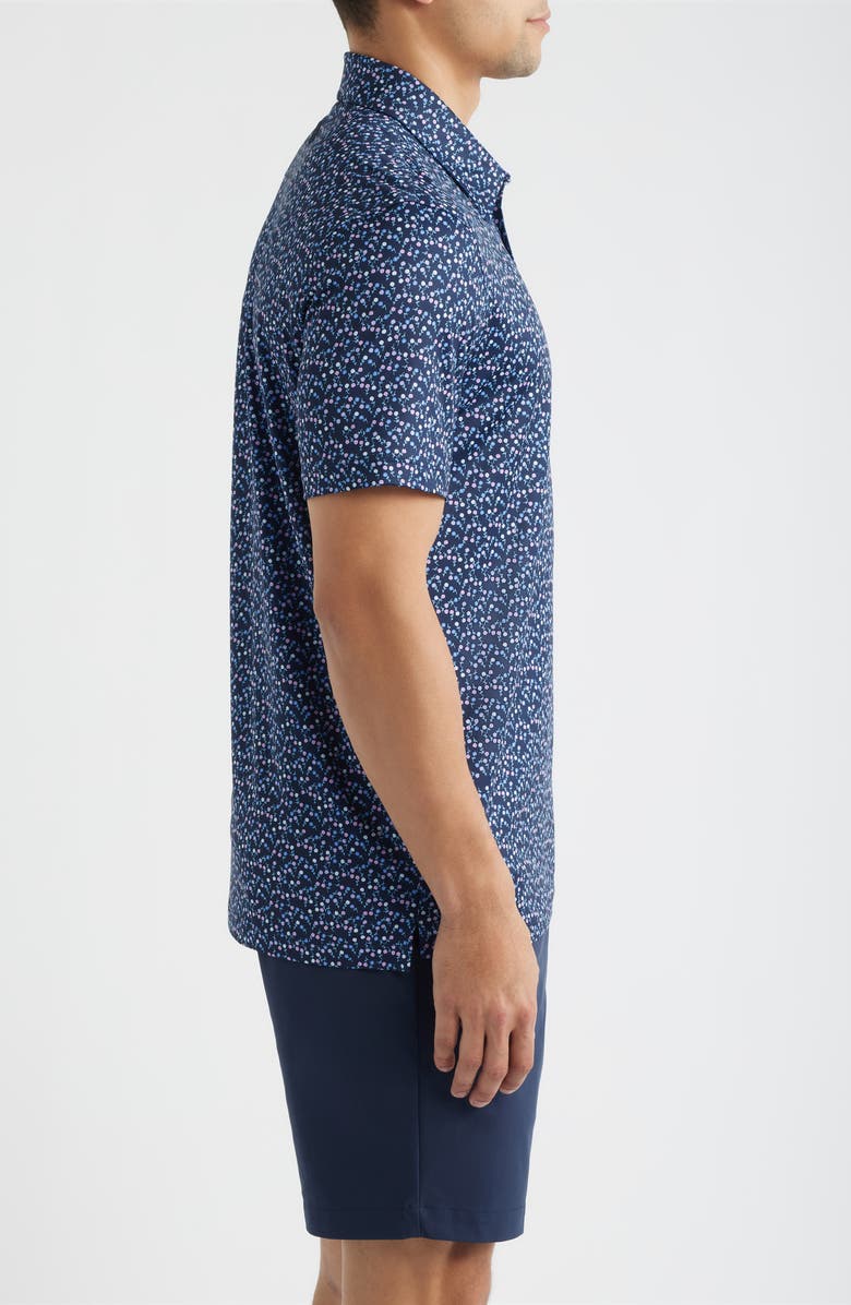 G/FORE Aye Poppy Performance Golf Polo, Alternate, color, Azul / Twilight