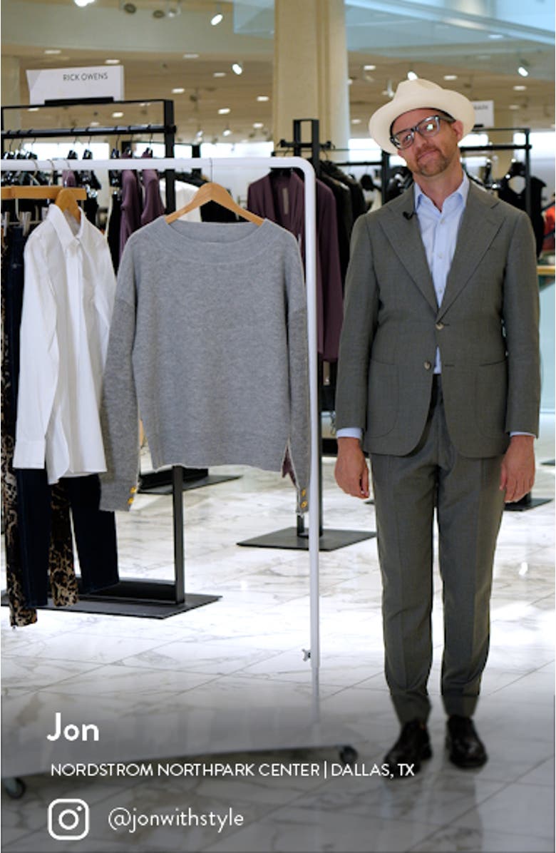 Brushed Wool & Mohair Blend Sweater, sales video thumbnail