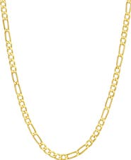 CANDELA JEWELRY Figaro Chain Necklace