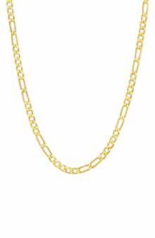 CANDELA JEWELRY Figaro Chain Necklace