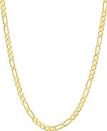 CANDELA JEWELRY Figaro Chain Necklace