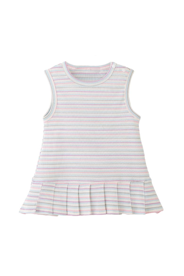 Stripe Bunny Dress, Main, color, Pink