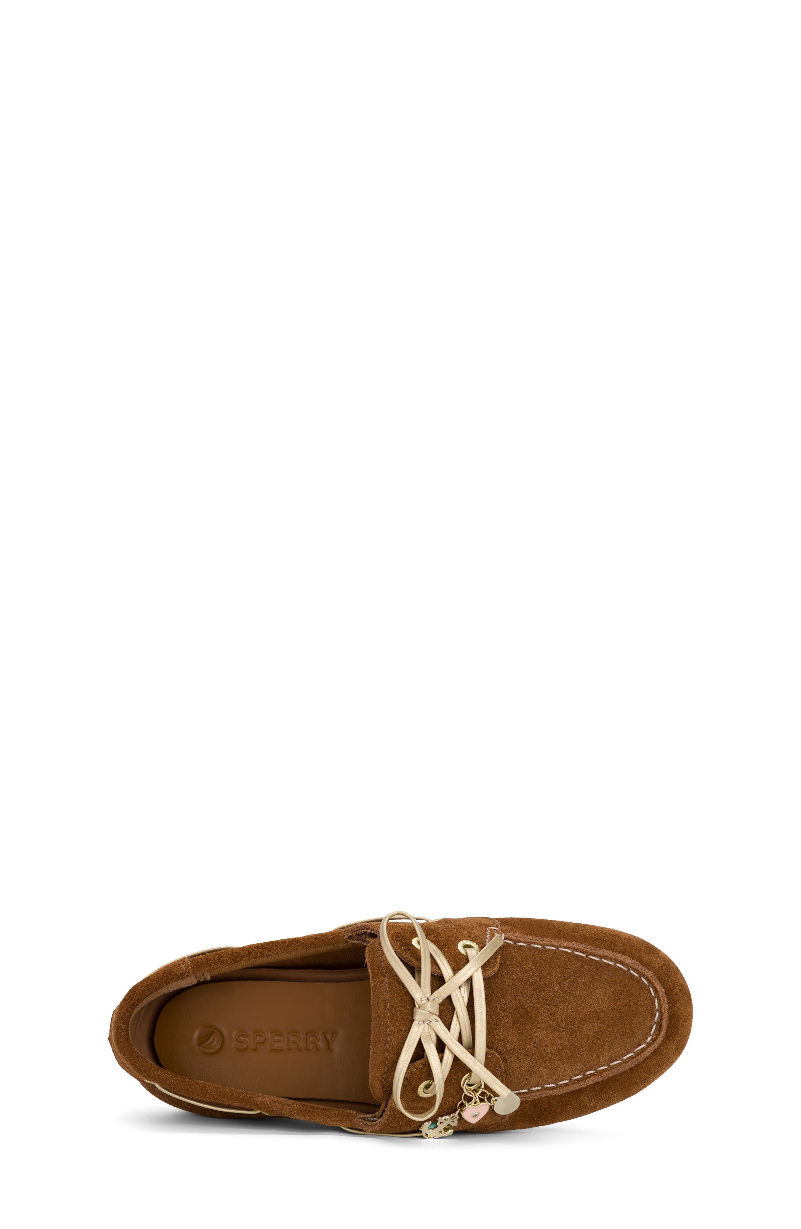 Kids' Slim Boat Shoe, Alternate, color, CARAMEL