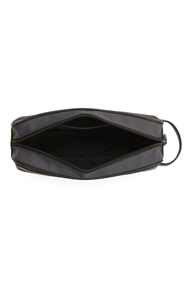 Nylon Dopp Kit, Alternate, color, BLACK