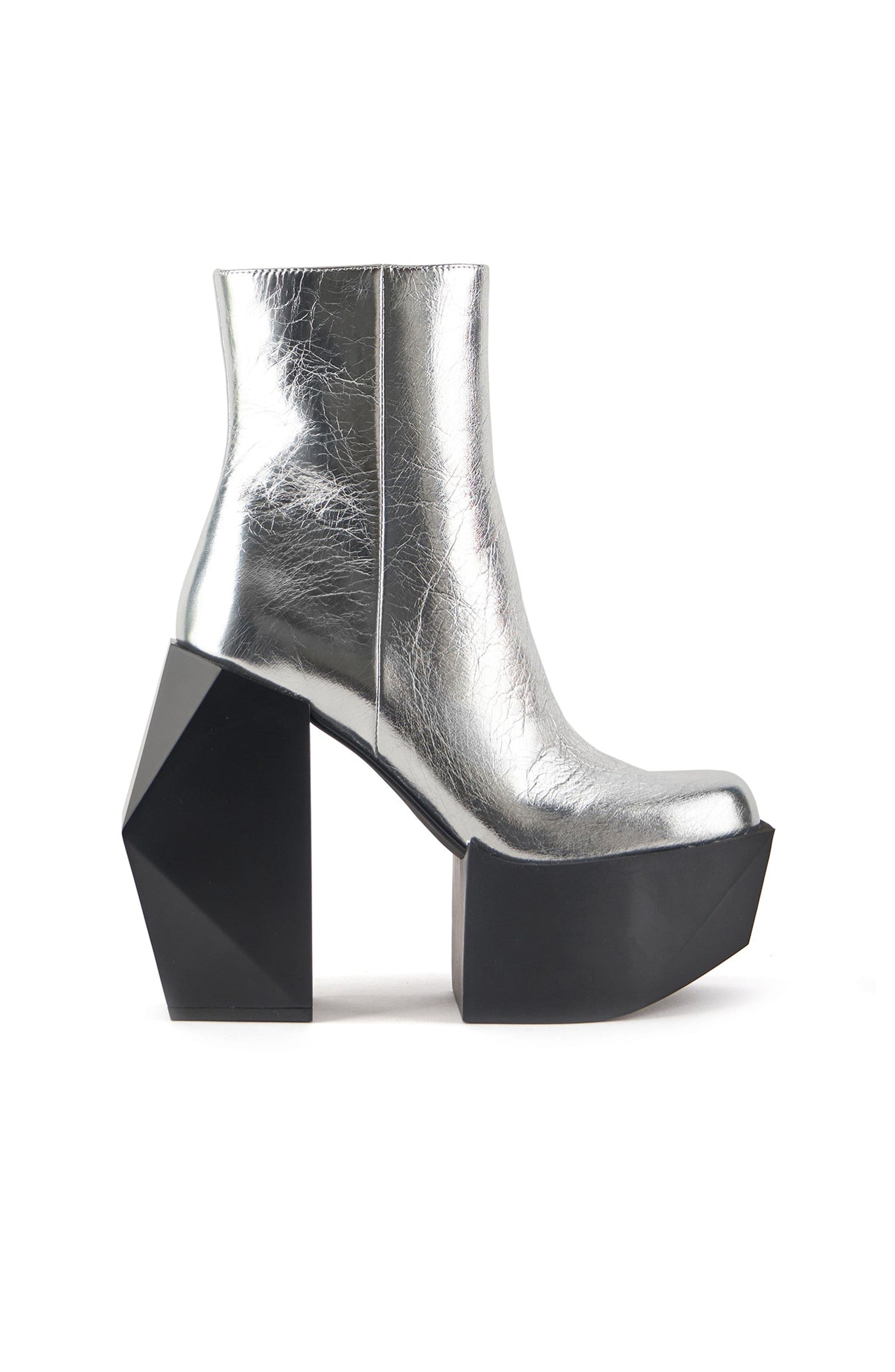 United Nude Stage Boot, Main, color, Silver