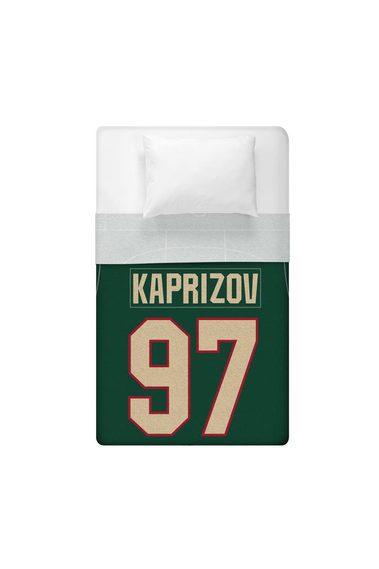 Minnesota Wild Kirill Kaprizov 60" x 80" Rashel Throw Blanket, Alternate, color, None