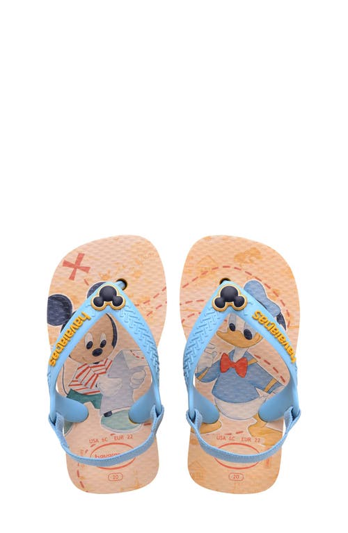 Havaianas Baby Disney Classics Flip Flop In Pop Yellow