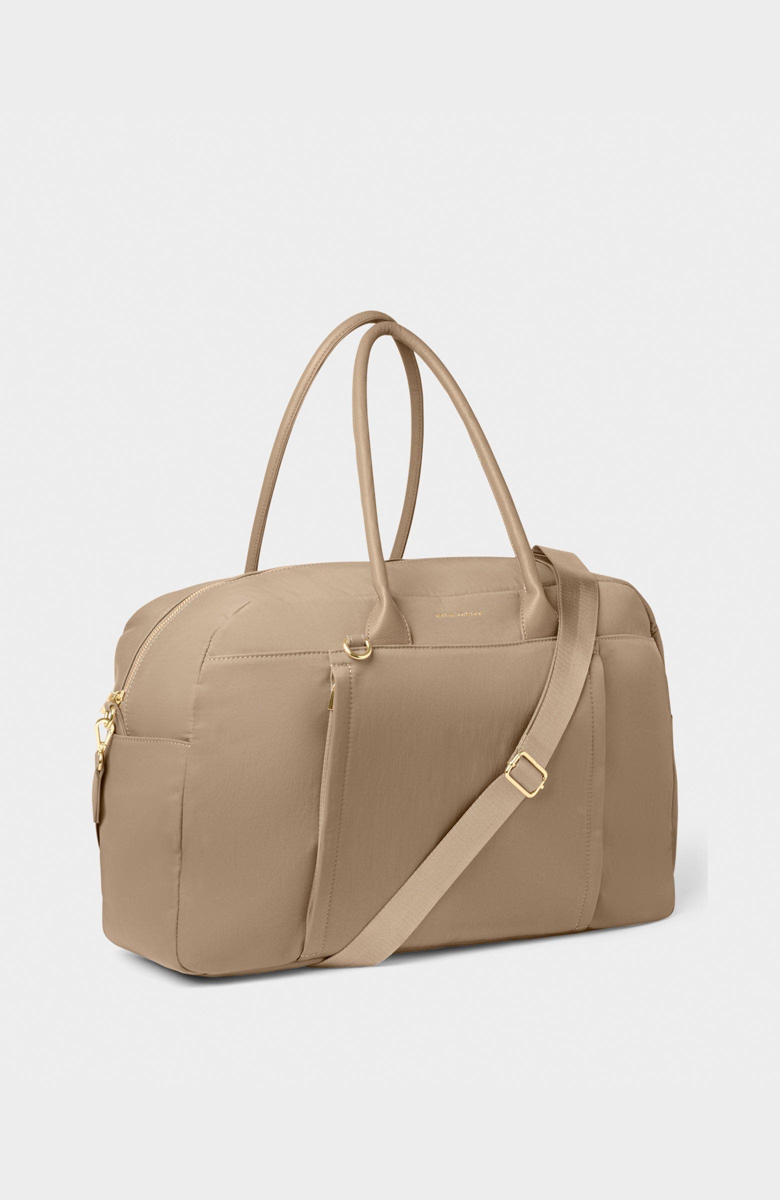 Katie Loxton Nylon-Luxe Weekend Bag, Alternate, color, Taupe