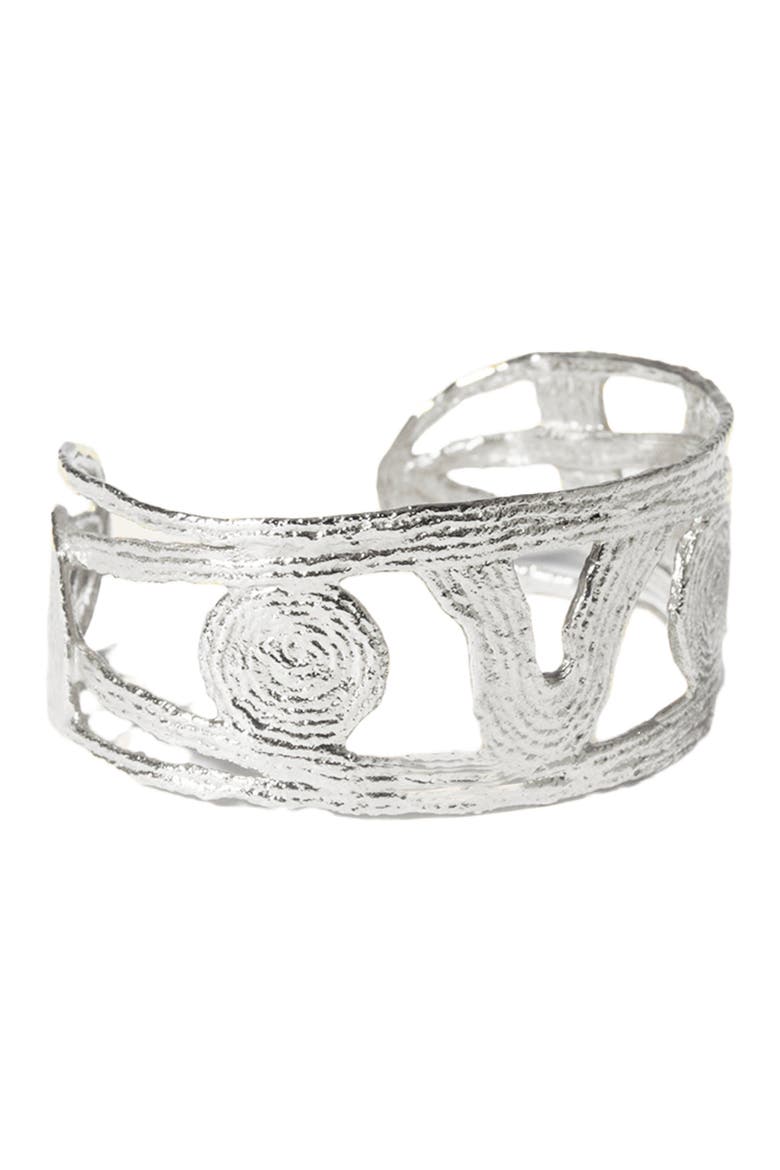 Nocturne Cuff Bracelet - Sterling Silver, Main, color, Silver