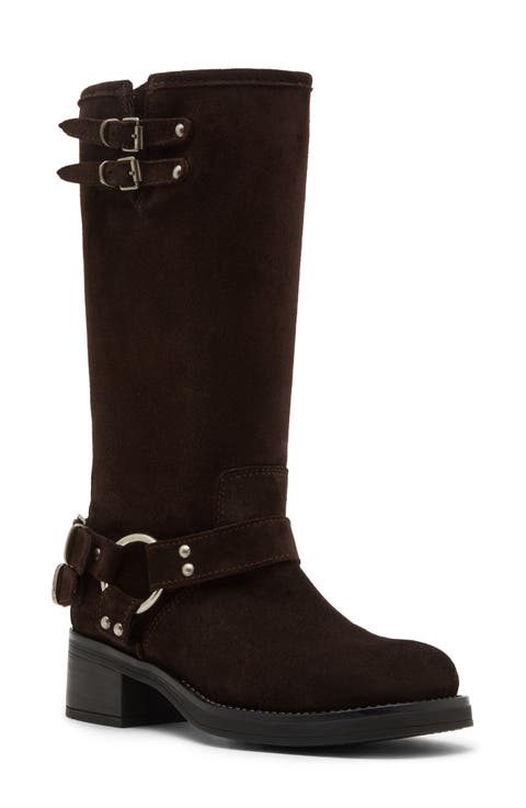 Astor Knee High Moto Boot (Women)