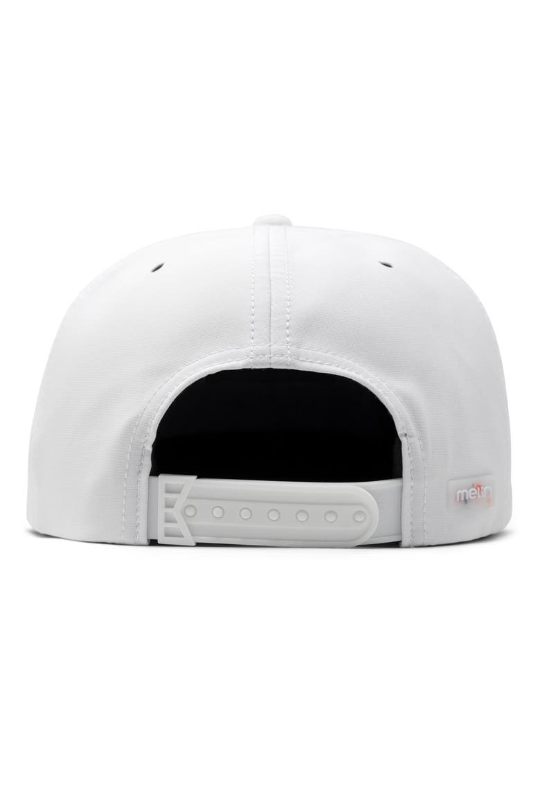 Coronado Links Hydro Performance Snapback Hat, Alternate, color, WHITE/ GREEN