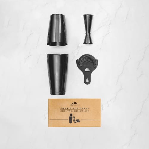A Bar Above 4-piece Craft Bar Set, Black In Black