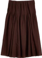Madewell Pintuck Midi Skirt