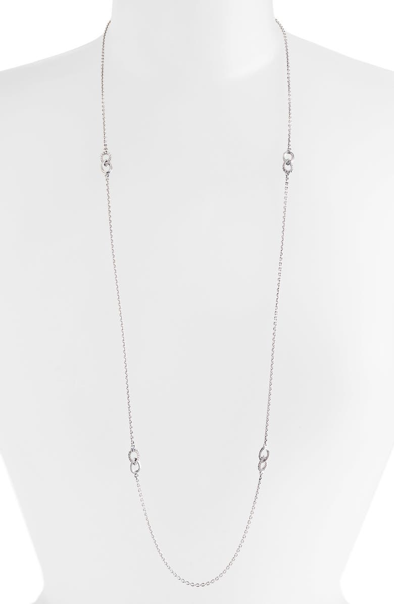 LAGOS 'Soiree' Long Station Necklace, Main, color, 
