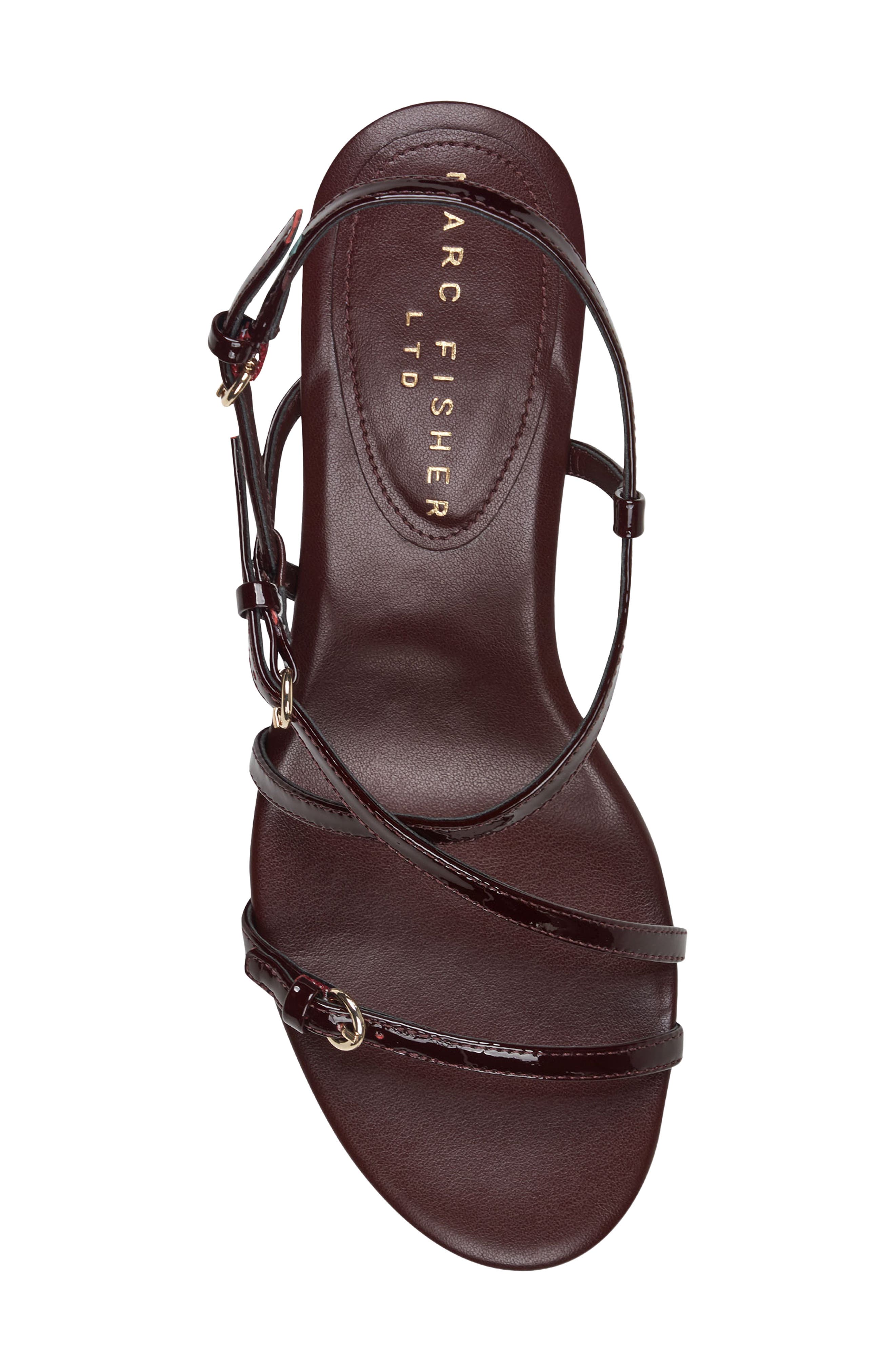 Nylah Slingback Sandal, Alternate, color, DARK RED