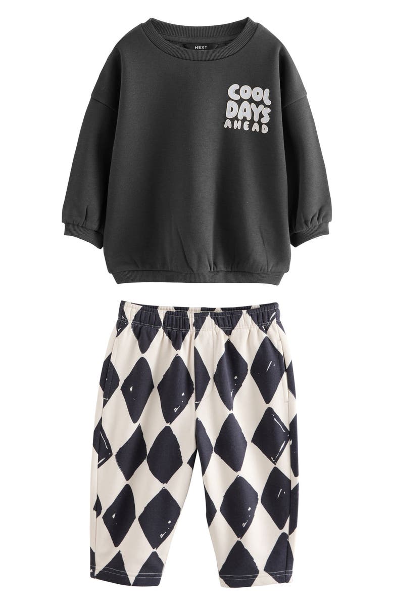 NEXT Kids' 4-Pack Assorted Cool Days Ahead Sweatshirts & Sweatpants Set, Alternate, color, Multi