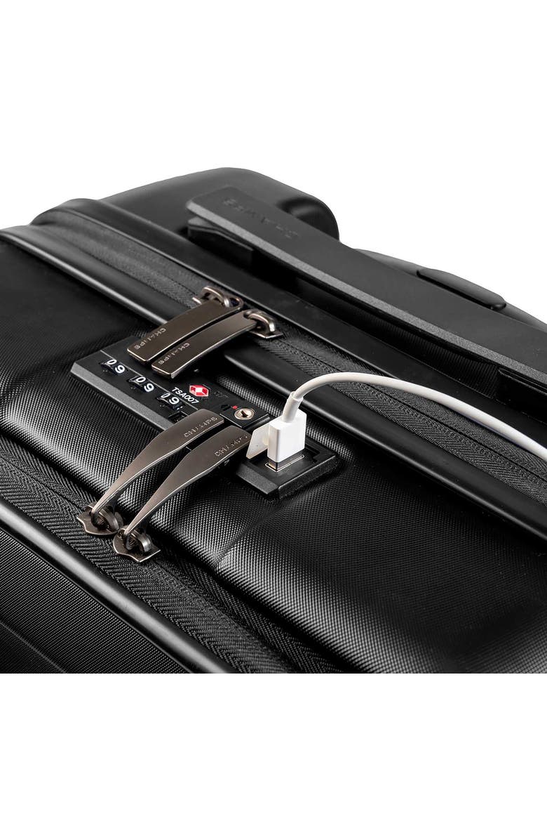 CHAMPS Tech 2-Piece Wheeled Luggage Set, Alternate, color, Black