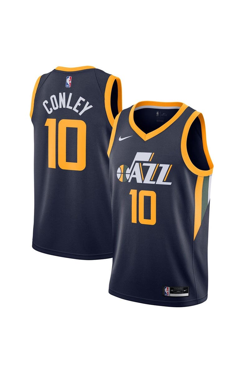 Nike Men's Nike Mike Conley Navy Utah Jazz Swingman Jersey - Icon Edition, Main, color,