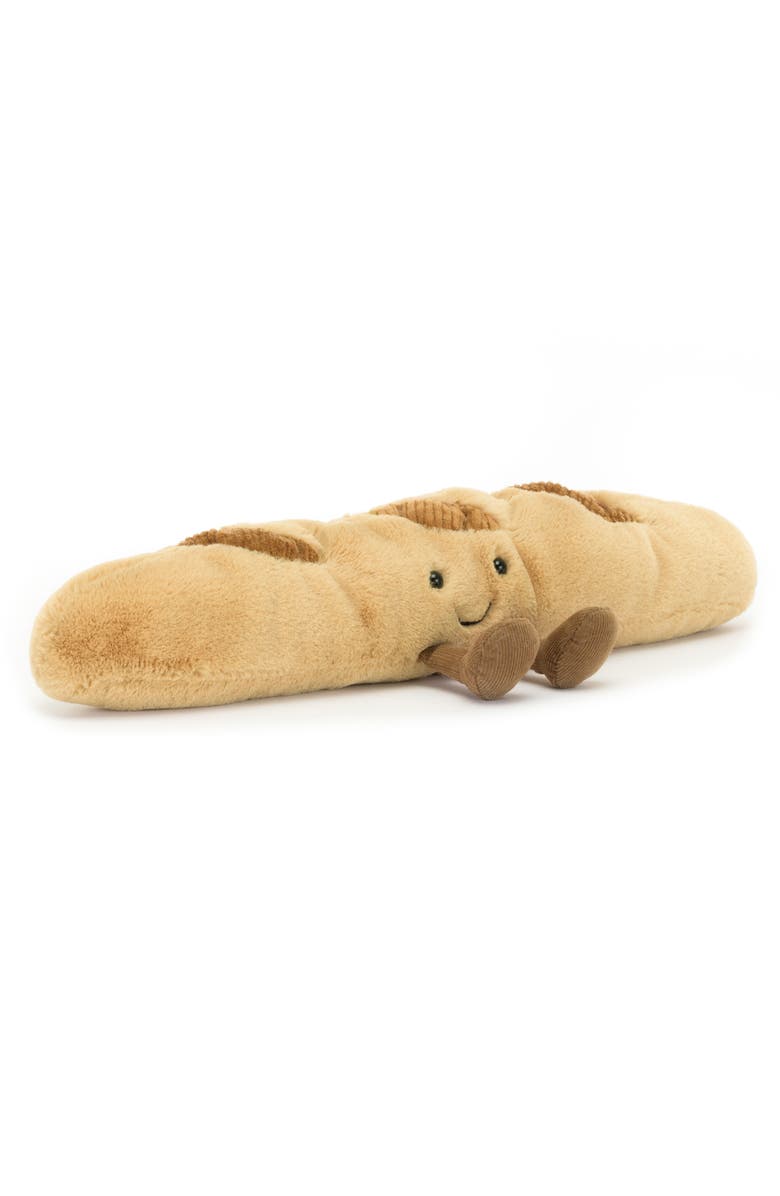 Jellycat Amuseable Baguette Plush Toy, Main, color, Brown